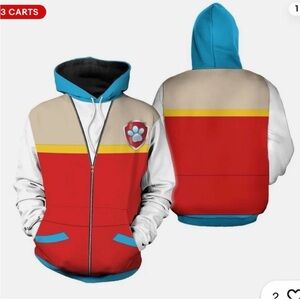 Ryder Paw Patrol Adult Hoodie, size L